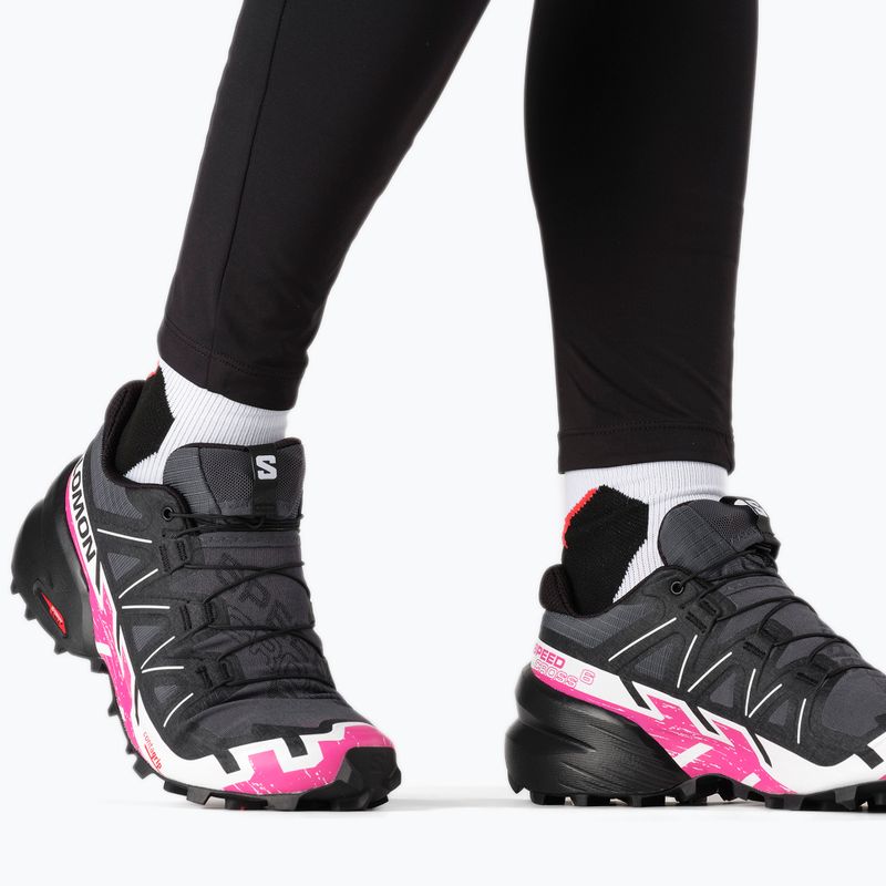 Laufschuhe Damen Salomon Speedrcross 6 grau L41743 3