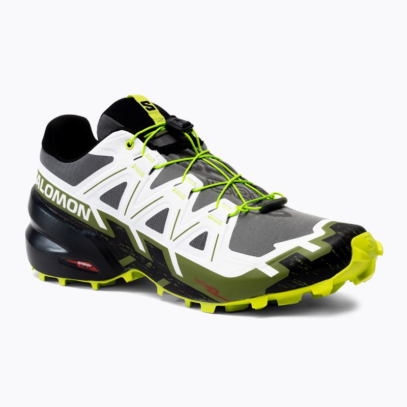 Laufschuhe Herren Salomon Speedrcross 6 schwarz-weiß L417383