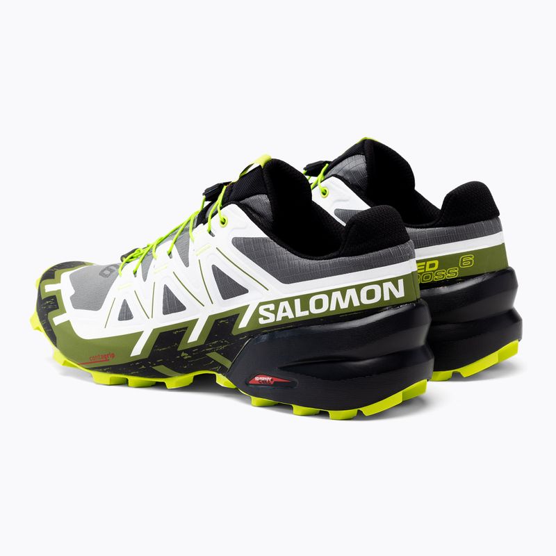 Laufschuhe Herren Salomon Speedrcross 6 schwarz-weiß L417383 3