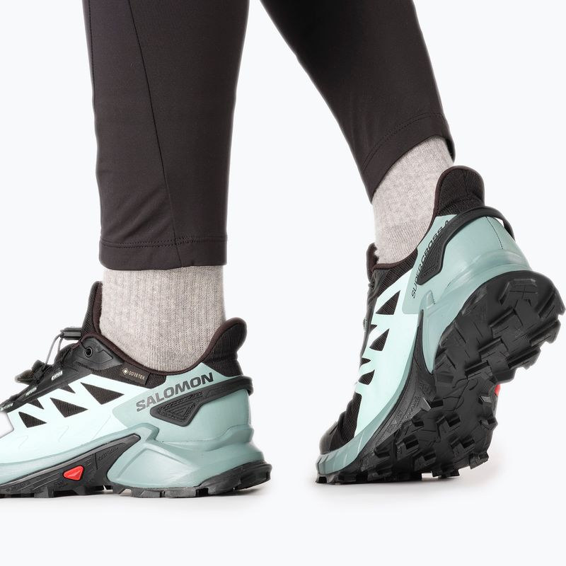 Laufschuhe Damen Salomon Supercross 4 GTX schwarz-blau L417355 19