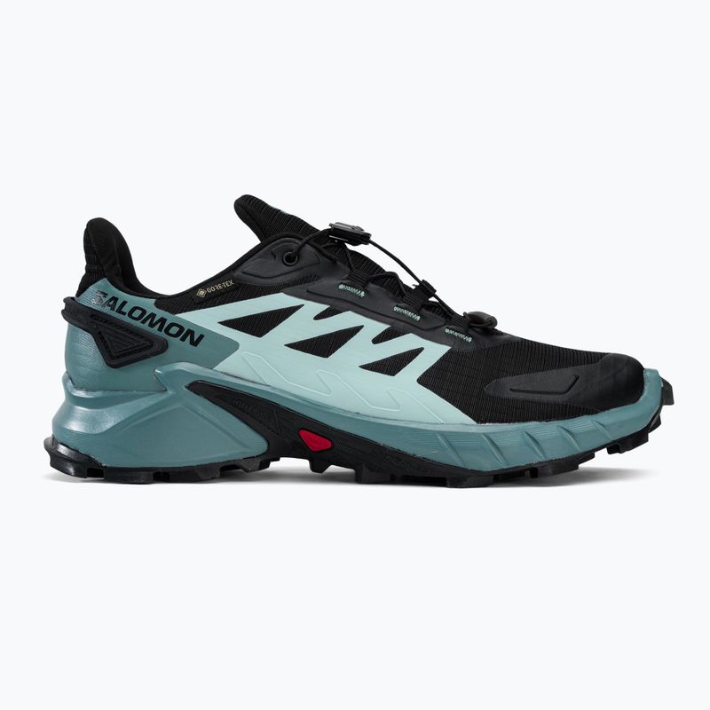 Laufschuhe Damen Salomon Supercross 4 GTX schwarz-blau L417355 2
