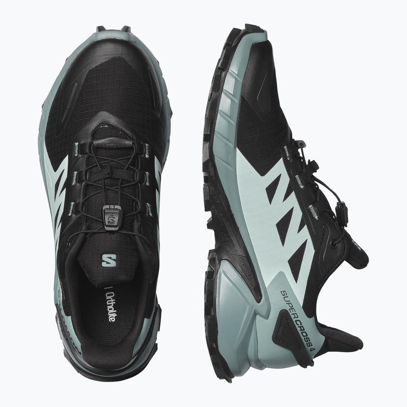 Laufschuhe Damen Salomon Supercross 4 GTX schwarz-blau L417355 16