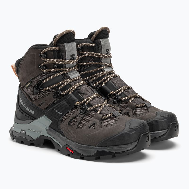 Damen-Trekkingschuhe Salomon Quest 4 GTX magnet/schwarz/sun 4