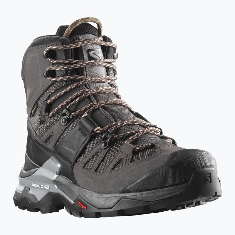 Damen-Trekkingschuhe Salomon Quest 4 GTX magnet/schwarz/sun 10