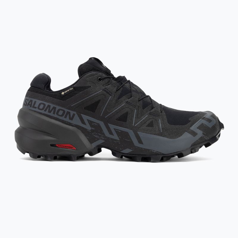 Herren Laufschuhe Salomon Speedcross 6 GTX schwarz/schwarz/phantom 2