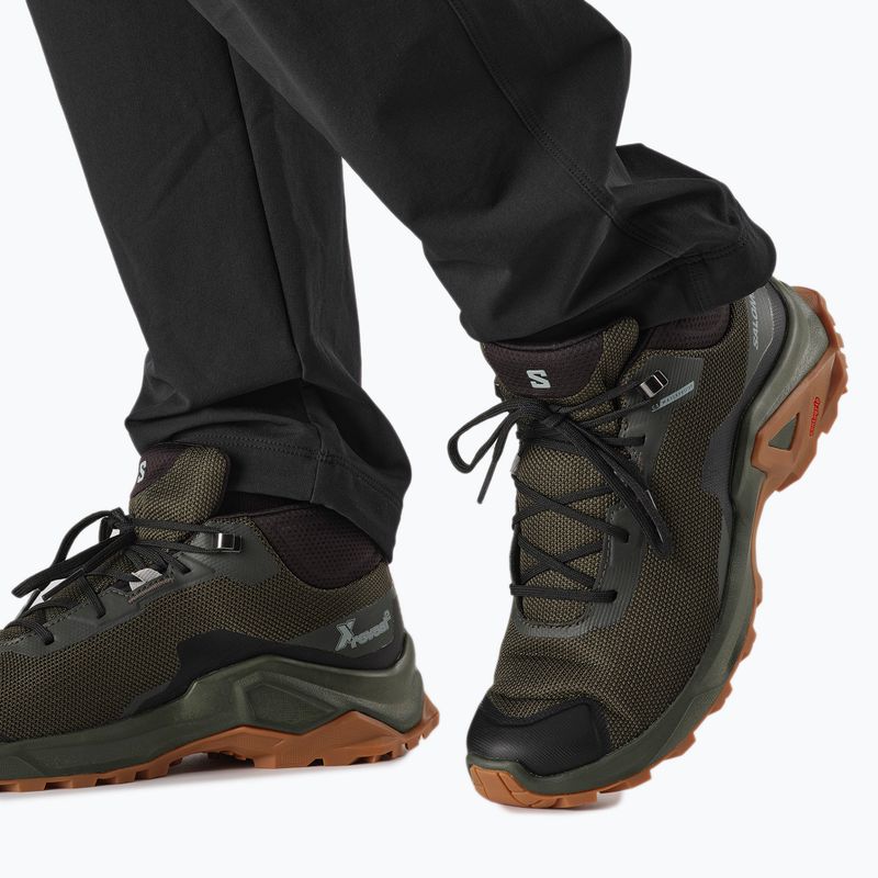 Trekkingschuhe Herren Salomon X Reveal Chukka CSWP 2 grün L41763 15