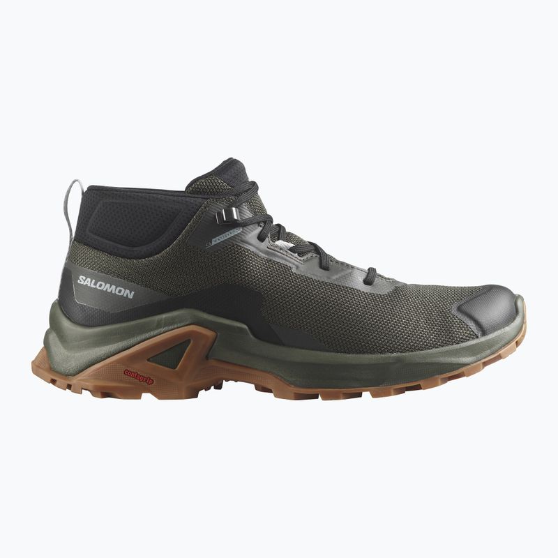 Trekkingschuhe Herren Salomon X Reveal Chukka CSWP 2 grün L41763 10