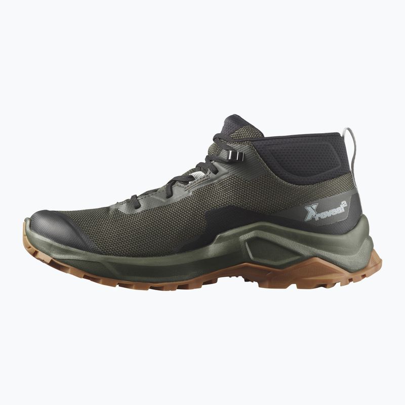 Trekkingschuhe Herren Salomon X Reveal Chukka CSWP 2 grün L41763 11