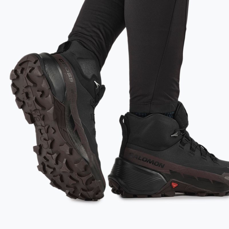 Trekkingschuhe Damen Salomon Cross Hike MID GTX 2 schwarz L41731 18