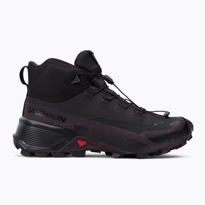 Trekkingschuhe Damen Salomon Cross Hike MID GTX 2 schwarz L41731 2