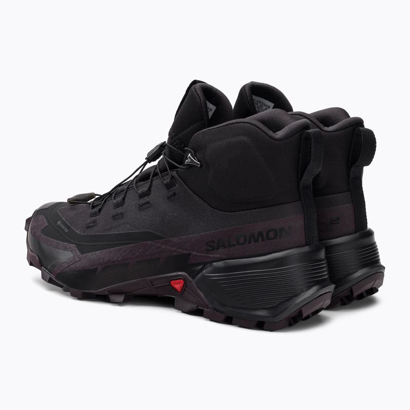 Trekkingschuhe Damen Salomon Cross Hike MID GTX 2 schwarz L41731 3