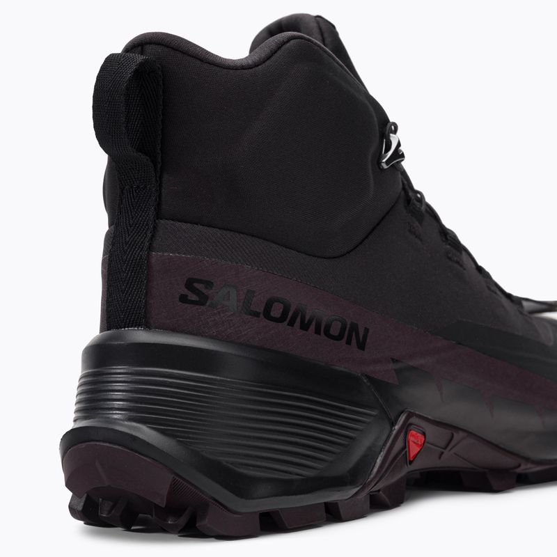 Trekkingschuhe Damen Salomon Cross Hike MID GTX 2 schwarz L41731 8
