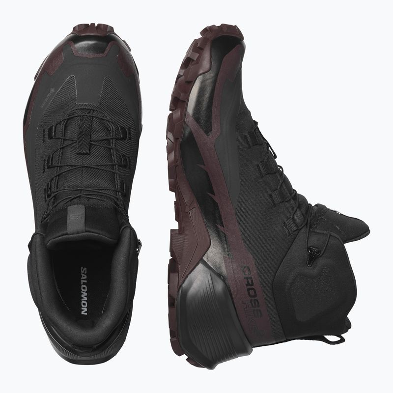 Trekkingschuhe Damen Salomon Cross Hike MID GTX 2 schwarz L41731 15