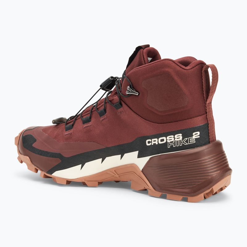 Trekking Wander Schuhe Damen Salomon Cross Hike MID GTX 2 bitter choColate/ mocha mousse 3
