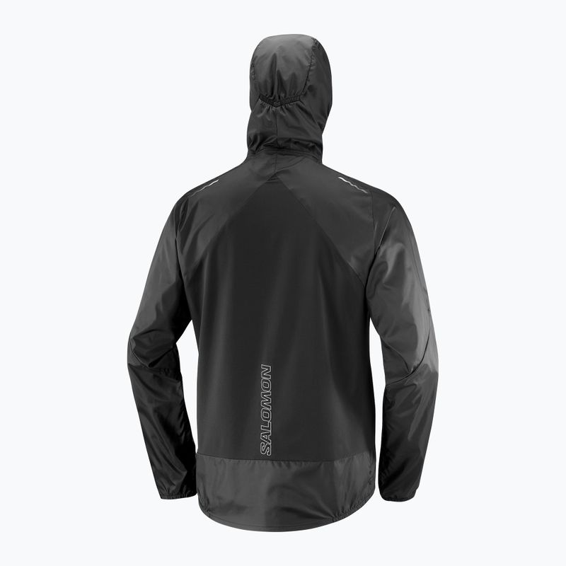 Salomon Cross Wind Herren Laufjacke tiefschwarz 5