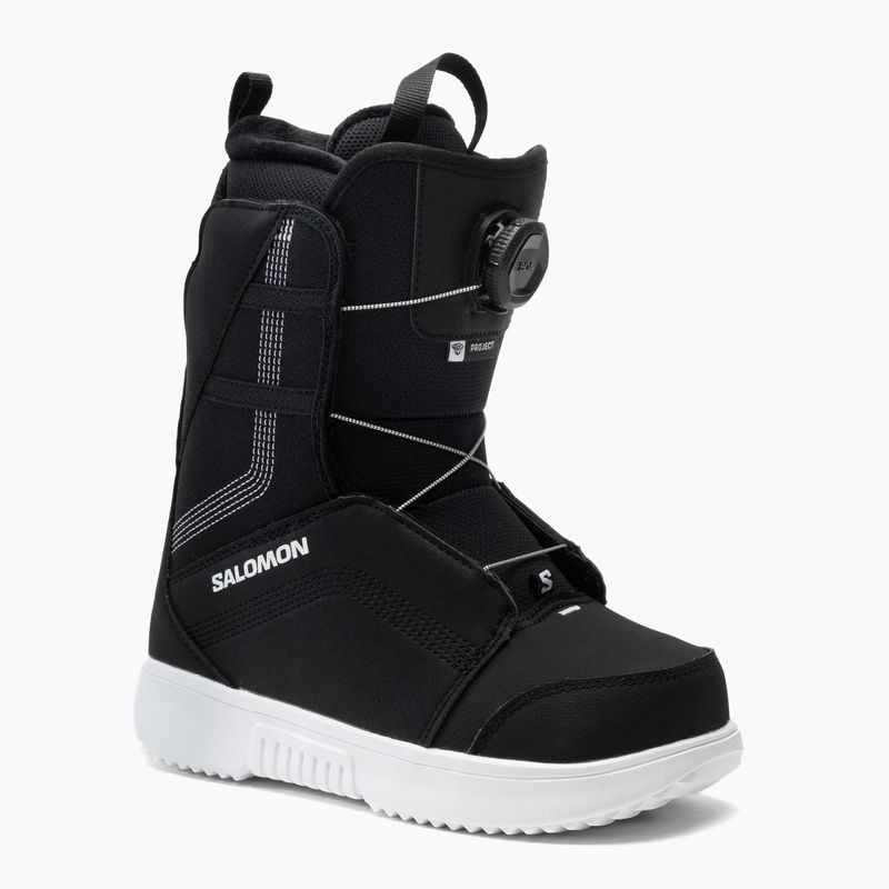 Snowboardboots Kinder Salomon Project Boa schwarz L416817