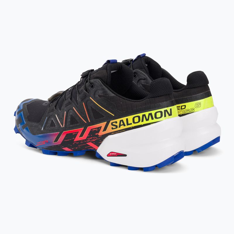 Herren Laufschuhe Salomon Speedcross 6 GTX schwarz/surf the web/safety yellow 6