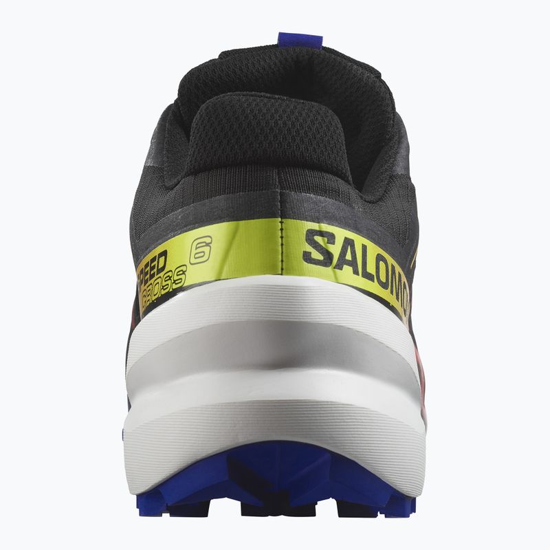 Herren Laufschuhe Salomon Speedcross 6 GTX schwarz/surf the web/safety yellow 10