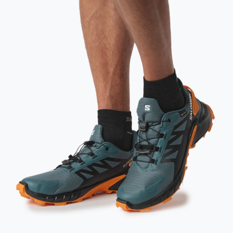 Herren Laufschuhe Salomon Supercross 4 GTX stargazer/schwarz/turmeric 4