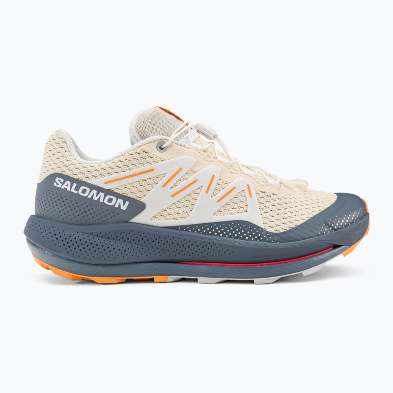 Laufschuhe Trail Damen Salomon Pulsar Trail beige-grau L47216 4