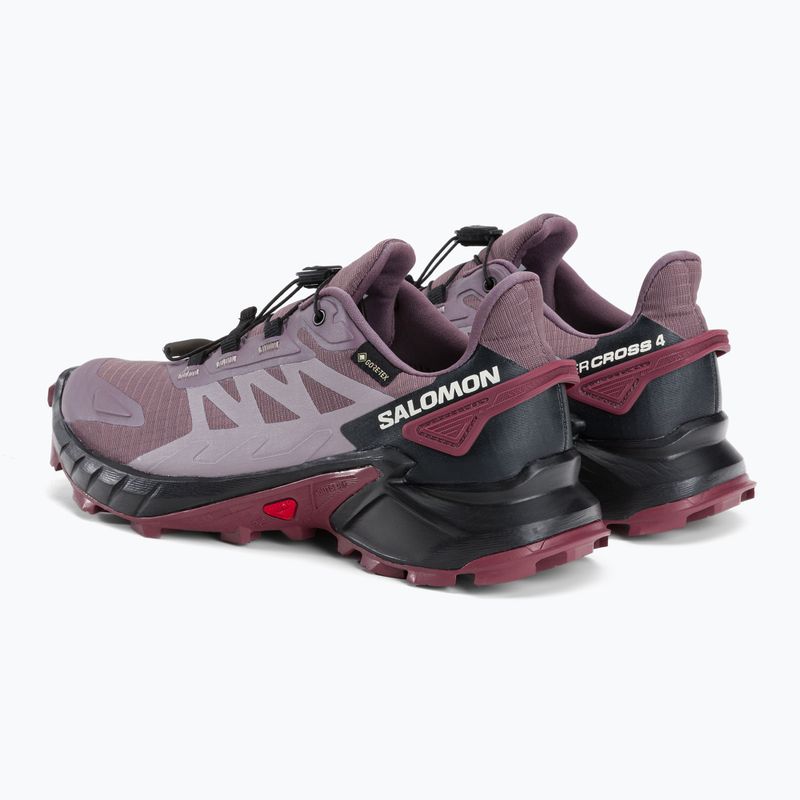 Damen Laufschuhe Salomon Supercross 4 GTX lila L47119900 5