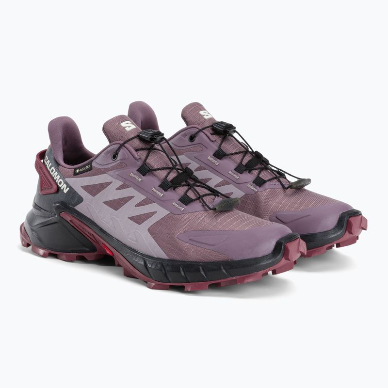 Damen Laufschuhe Salomon Supercross 4 GTX lila L47119900 6