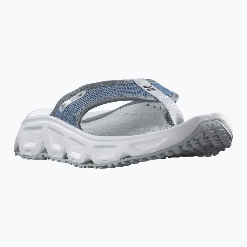 Herren-Flip-Flops Salomon Reelax Break 6.0 blue ashes/white/pearl blue