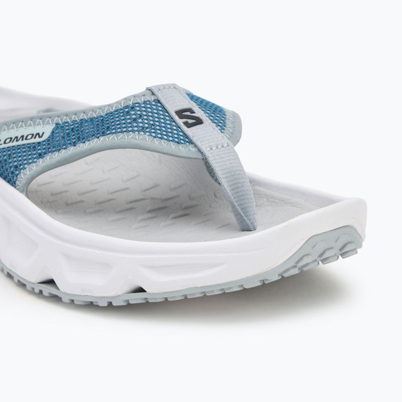 Herren-Flip-Flops Salomon Reelax Break 6.0 blue ashes/white/pearl blue 7