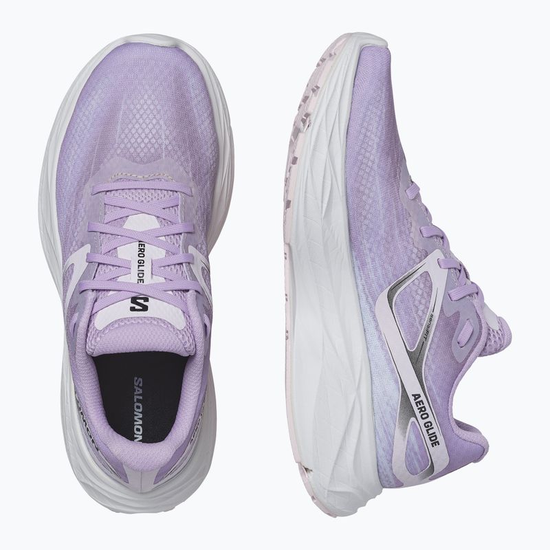 Damen Laufschuhe Salomon Aero Glide orchid bloom/cradle pink/white 13
