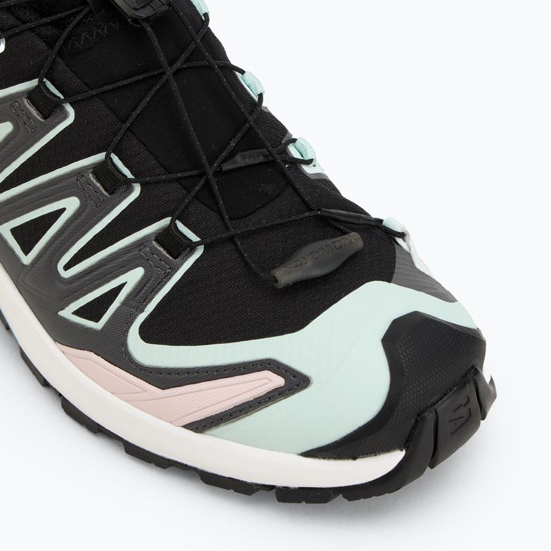 Laufschuhe Damen Salomon XA Pro 3D V9 GTX black/bleached aqua/harbor blue 7