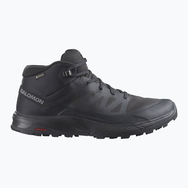 Salomon Outrise Mid GTX Herren-Trekking-Stiefel schwarz L47143500 12