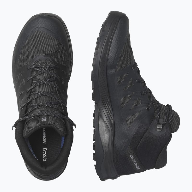 Salomon Outrise Mid GTX Herren-Trekking-Stiefel schwarz L47143500 15