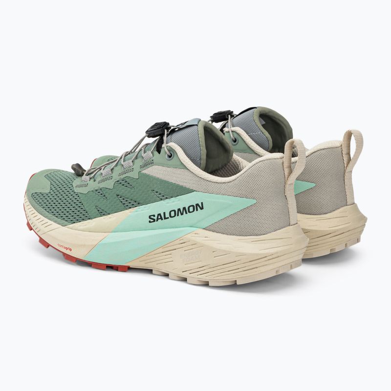 Salomon Sense Ride 5 Lily Pad/Rainy Day/Bleached Aqua Damen Laufschuhe L47212300 5