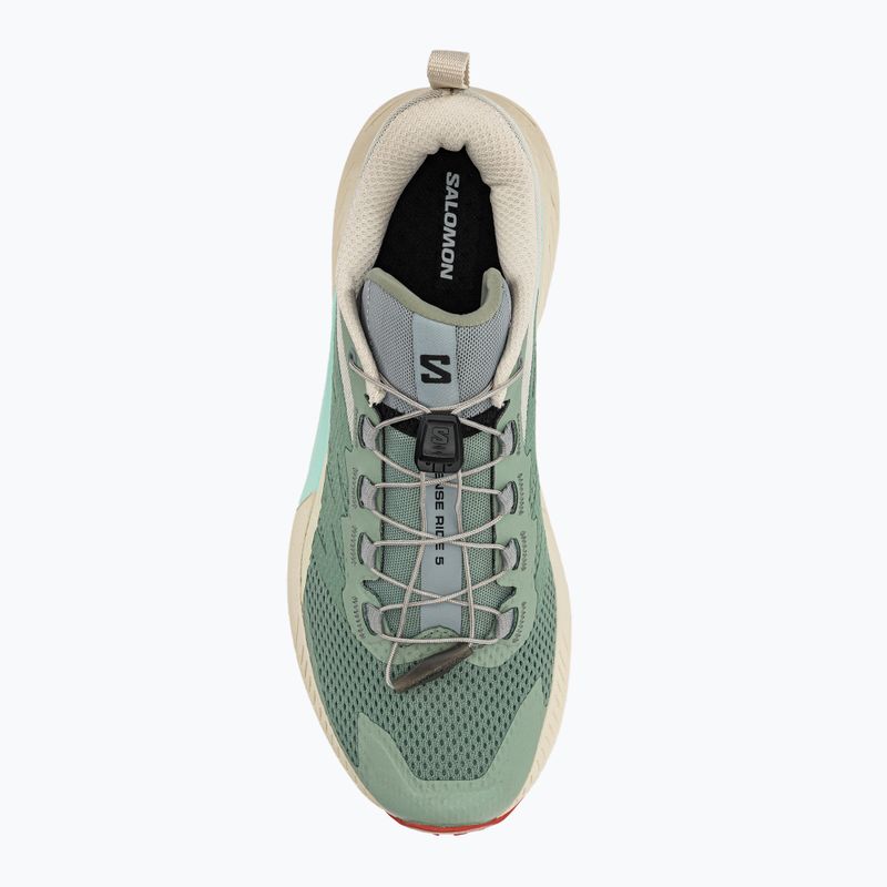 Salomon Sense Ride 5 Lily Pad/Rainy Day/Bleached Aqua Damen Laufschuhe L47212300 8