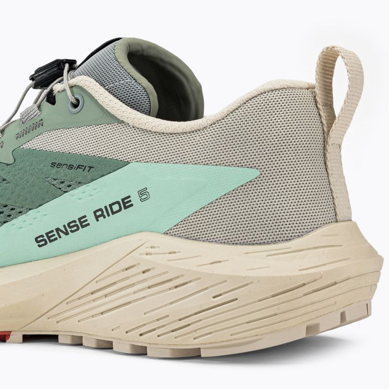 Salomon Sense Ride 5 Lily Pad/Rainy Day/Bleached Aqua Damen Laufschuhe L47212300 12