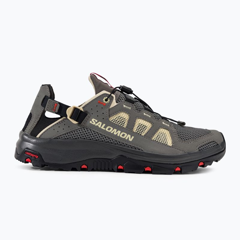 Herren Trekkingschuhe Salomon Techamphibian 5 pewter/moth/fiery red 2