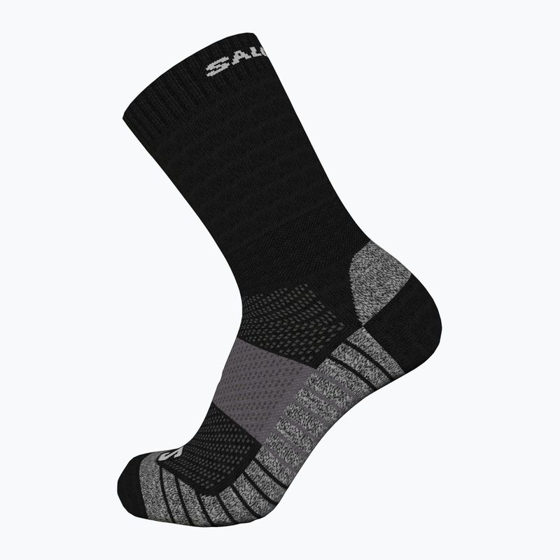 Salomon Aero Crew Laufsocken schwarz/ebony/perlblau