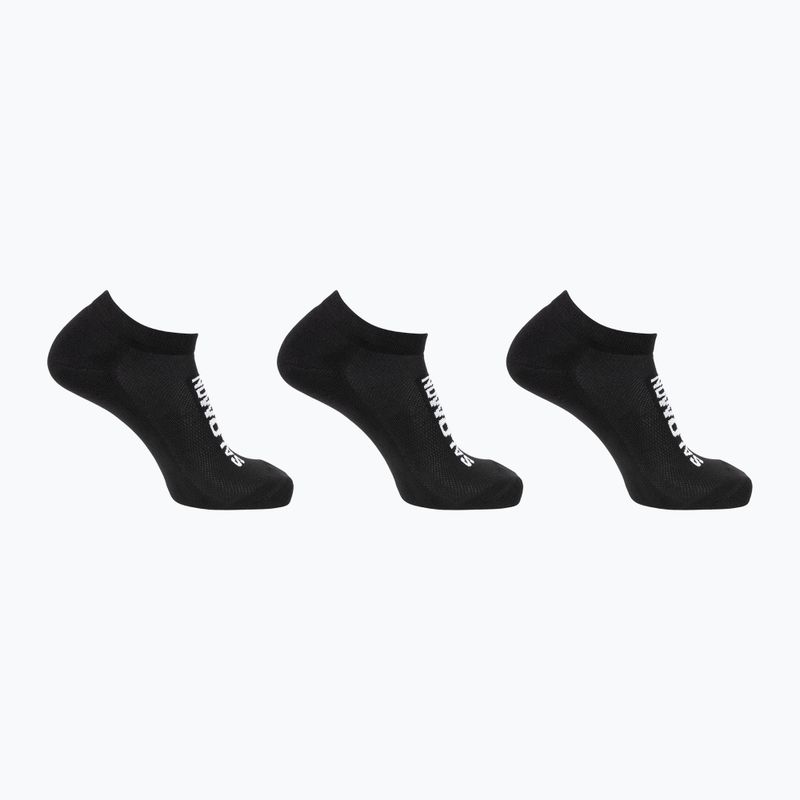 Socken Salomon Everyday Low 3 pary black/black/black