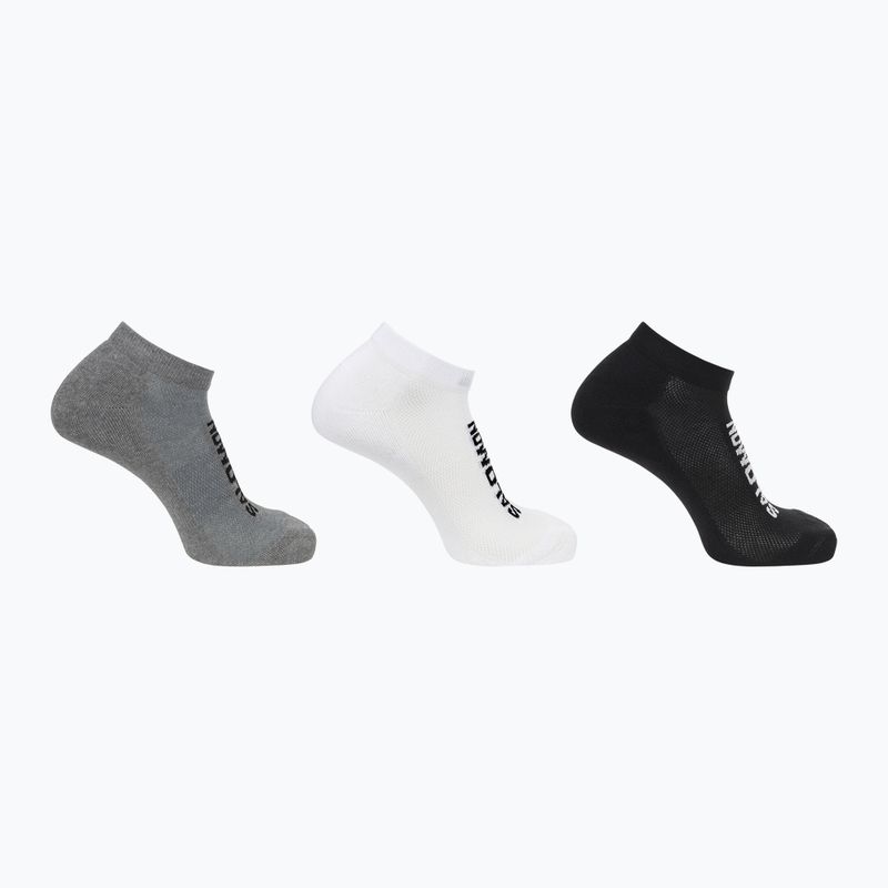 Socken Salomon Everyday Low 3 pary black/white/med grey