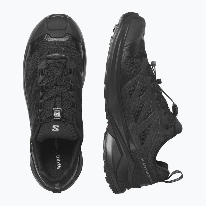 Herren-Trekkingstiefel Salomon X-Adventure GTX Black/Black/Black 3
