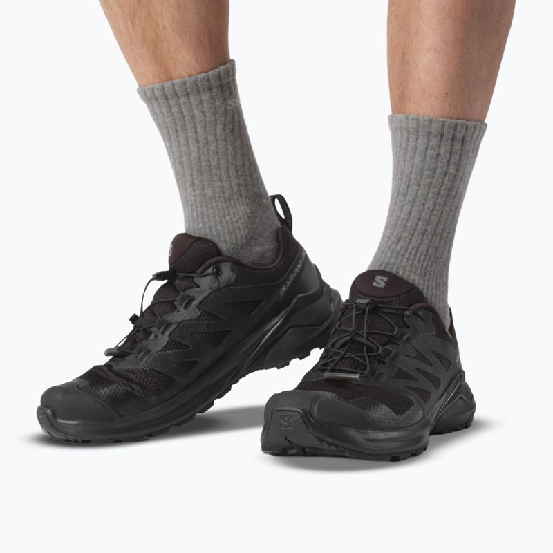 Herren-Trekkingstiefel Salomon X-Adventure GTX Black/Black/Black 5