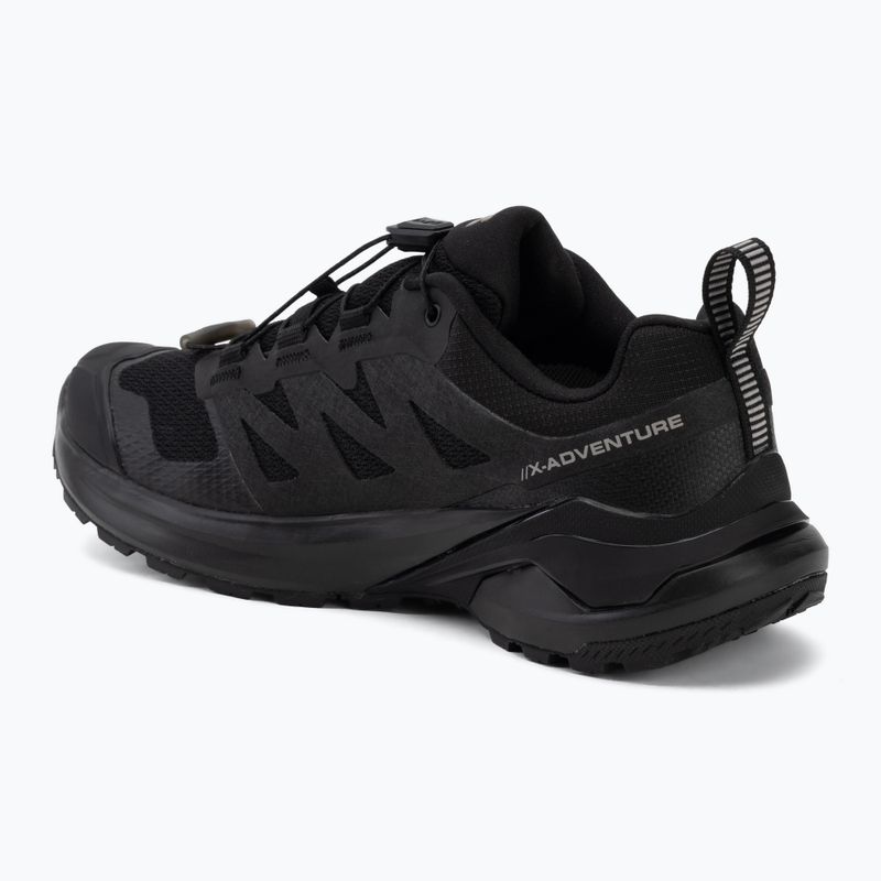 Damen-Trekkingschuhe Salomon X-Adventure GTX Black/Black/Black 3