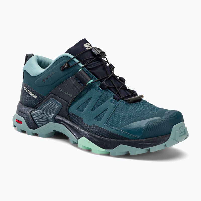 Damen-Trekking-Stiefel Salomon X Ultra 4 GTX navy blau L47352900