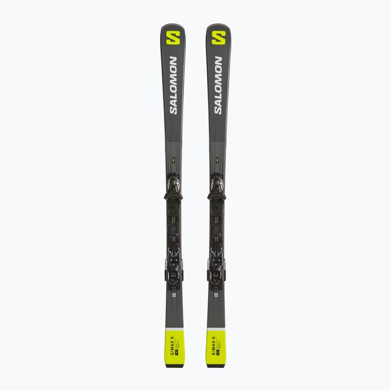 Salomon S/Max 6 + M10 GW L80 Castelrock/ Sicherheitsgelb/ Weiß Abfahrtsski