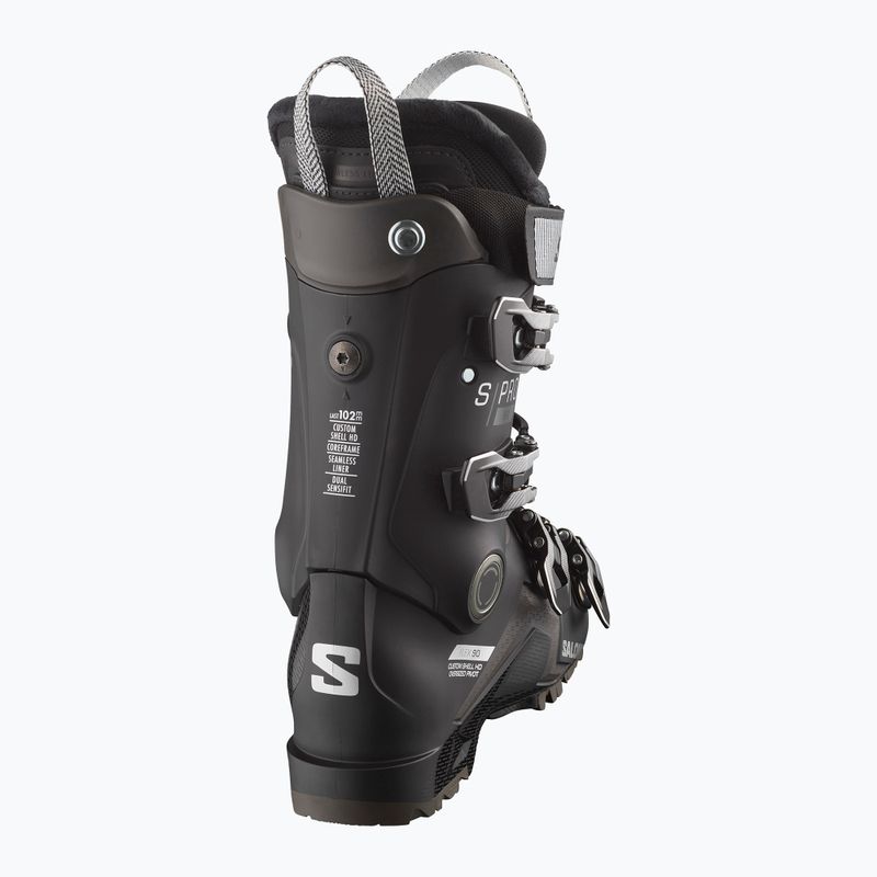 Damen Skischuhe Salomon S Pro HV 90 W schwarz/silber met./beluga 8