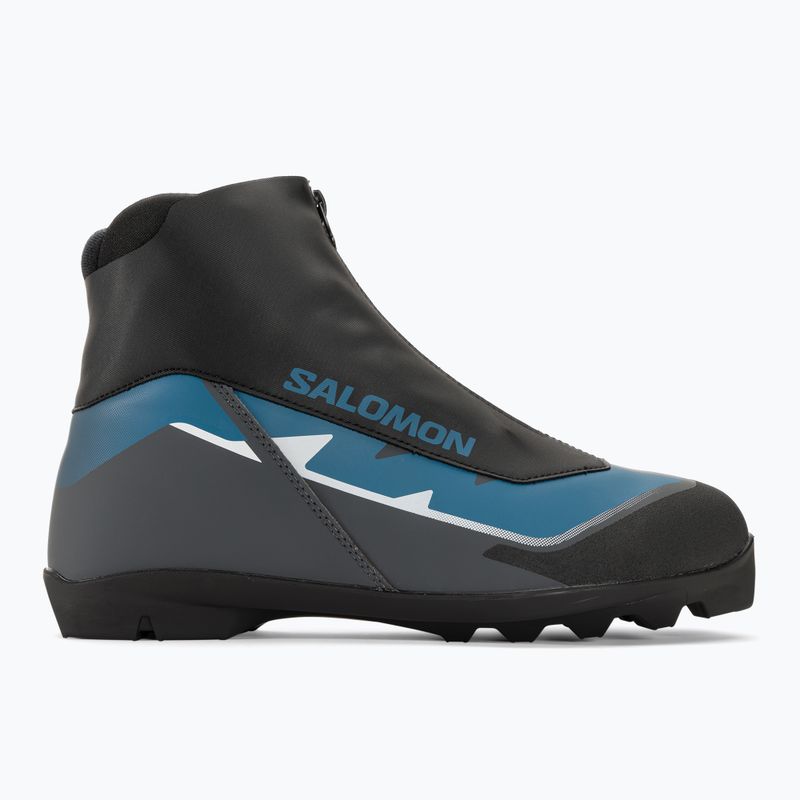 Herren Langlaufschuhe Salomon Escape schwarz/castlerock/blaue Asche 2