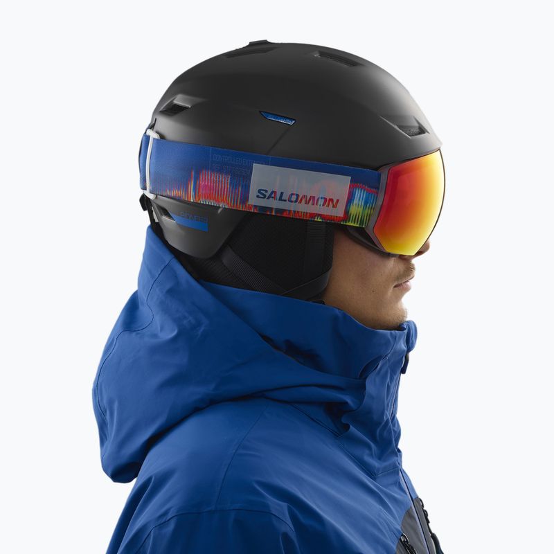 Salomon Pioneer LT Skihelm schwarz/blau 5