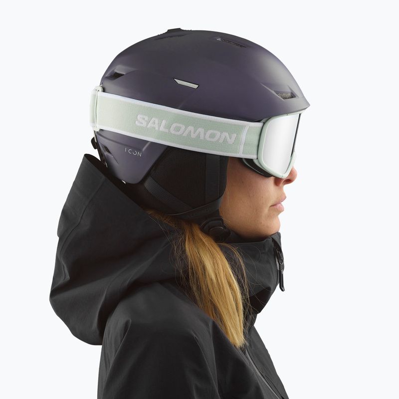 Skihelm Damen Salomon Icon LT W nightshade 5