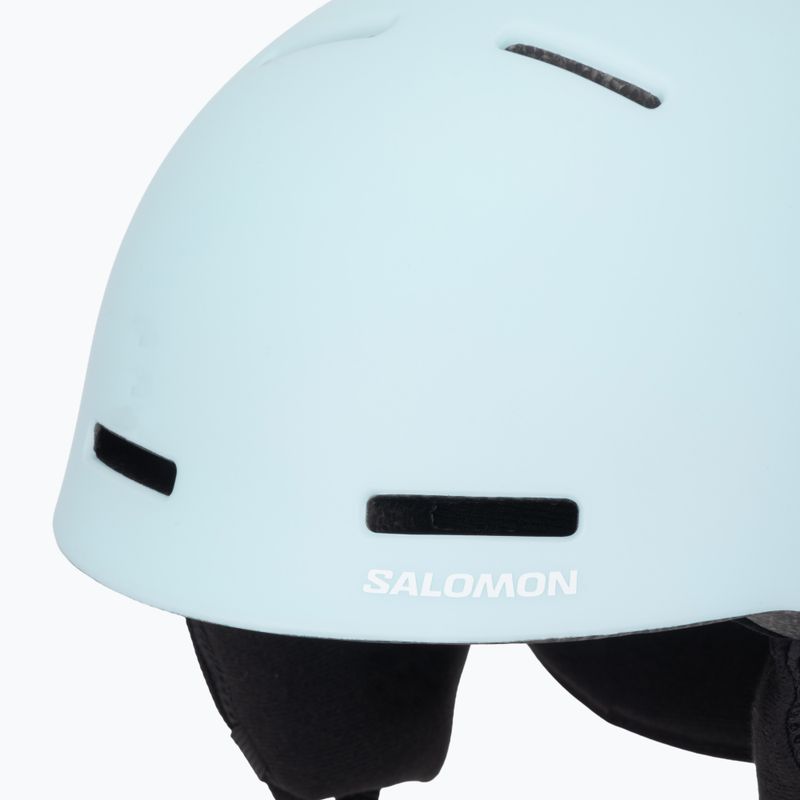 Skihelm Kinder Salomon Orka bleached aqua 7