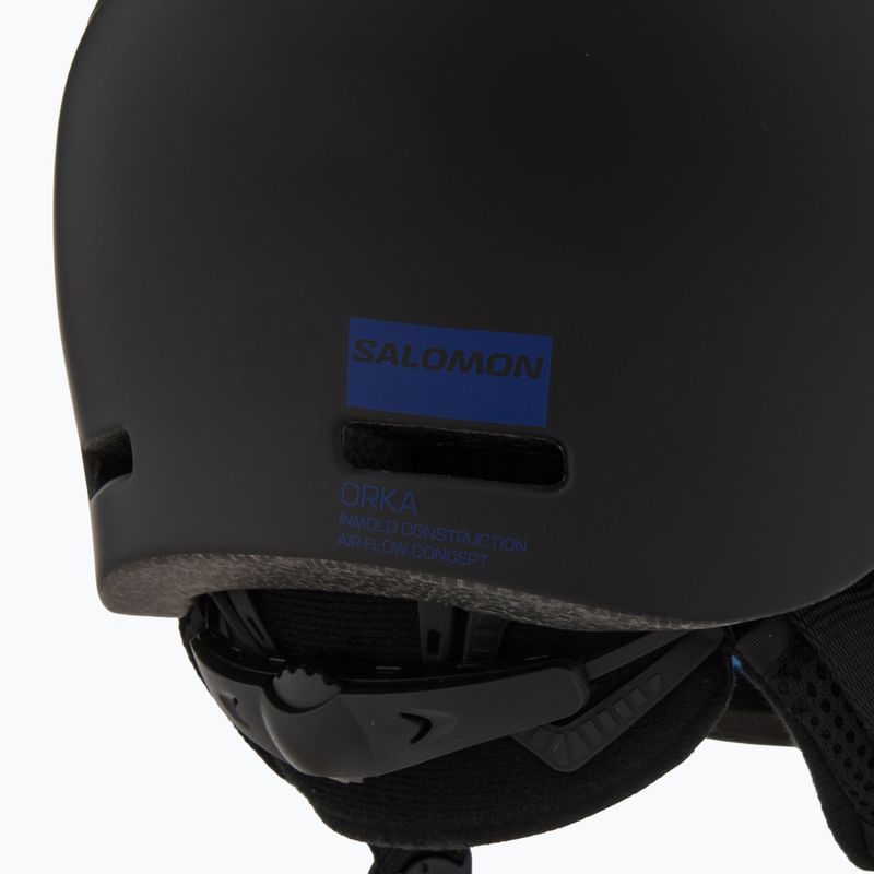 Skihelm Kinder Salomon Orka Visor black 8